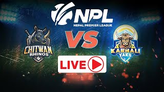 NPL LIVE Chitwan vs Karnali  Eliminator  Nepal Premier League 2024 TU Cricket Ground npl2024 [upl. by Annodahs]