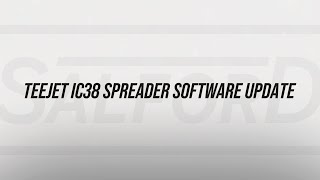 HOW TO TeeJet IC38 Software Update [upl. by Valeta]