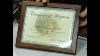 Black Walnut Certificate Frame [upl. by Darryn]