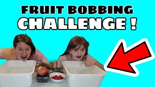 Fruit Bobbing Challenge  Raising Dionnes [upl. by Corrina]