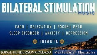 Bilateral Music  Brain hemispheres stimulation  EMDR  🎧 Listen with headphones  Tribute [upl. by Stroud]