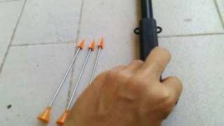 HQTesting the accuracy of Cold Steel blowgun darts [upl. by Johnette]