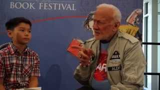 Interviewing Buzz Aldrin at the National Book Festival 2015 NatBookFest15 [upl. by Dadelos]