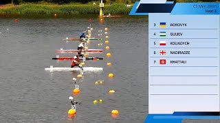 C1 Men 200m Heat 1  2024 ICF CanoeKayak Sprint World Cup Poznan [upl. by Liggitt199]