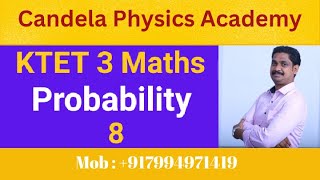 KTET 3 MathematicsProbability8Candela Physics Academy [upl. by Helmut]