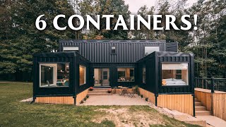 Massive 6 unit Shipping Container Home Airbnb  Woodside Container Full Tour [upl. by Beckie]