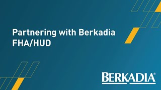 Partnering with Berkadia FHAHUD [upl. by Einahpets]