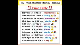 SSC exam timetable  hardwork success [upl. by Schram]