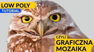 Low poly czyli zamieniamy zdjęcie w grafikę  tutorial  Sztuka Retuszu [upl. by Gabe]