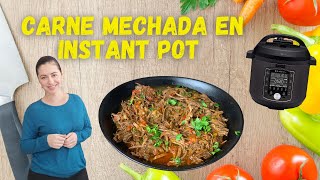 Como hacer carne mechada en instant Pot  Paso a paso [upl. by Atinaujnas920]