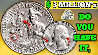 The Most Rare 1976 Bicentennial Quarter Dollar Errors Coins  Quarter that are Worth Money [upl. by Polard]