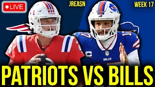 NEW ENGLAND PATRIOTS VS BUFFALO BILLS LIVE STREAM WEEK 17 REACTION WATCH LIVE PLAY BY PLAY SCORES [upl. by Annayek]