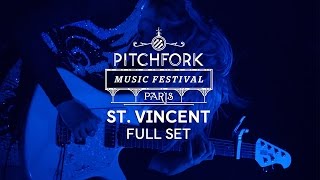 St Vincent  Full Set  Pitchfork Music Festival Paris 2014  PitchforkTV [upl. by Bettzel310]