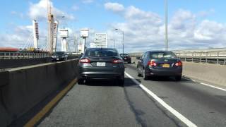 Old Goethals Bridge westbound Late 2016 Construction Update [upl. by Anyer]