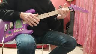 Kramer Baretta special quotStockquot Demo Van Halen licks [upl. by Ahsyas]