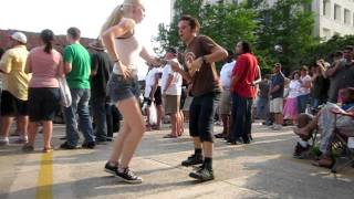 More excellent zydeco dancing at Festival International 2011 [upl. by Senoj]