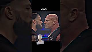 Roman Reigns face to face Goldberg then wwenewshortsvideoviralswerselar [upl. by Kenay239]