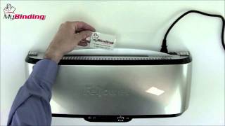 Fellowes Jupiter 125 Pouch Laminator Demo  5215801 [upl. by Elbertine]