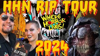 HHN Hollywood RIP Tour 2024 All Mazes and Exclusive Experiences [upl. by Awahsoj33]