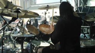 Pearl Artist Daniel ErlandssonArch Enemy Drum Cam Tuska 2011  Bloodstained Cross [upl. by Salvadore]