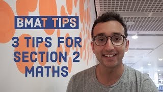 BMAT Section 2 Maths  3 tips to boost your score  BMAT Tips Series [upl. by Assilev]