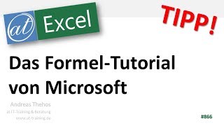 Excel FormelTutorial von Microsoft  Neu in Excel [upl. by Drauode]