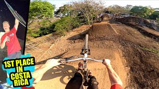 I WON THIS CRAZY MTB FREERIDE CONTEST  SLOPEDURO IN COSTA RICA [upl. by Jelks378]