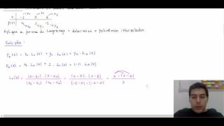 Interpolação Polinomial  Forma de Lagrange [upl. by Dyolf]