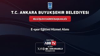 BİLGİ İŞLEM DAİRESİ BAŞKANLIĞI  Espor Eğitimi Hizmet Alımı 2 Oturum [upl. by Inaja]