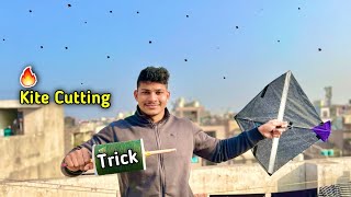 Kite Cutting With Trick  Best Manjha  Kite Flying  Kite [upl. by Christian403]