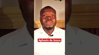 Aphasie de broca [upl. by Nonad]