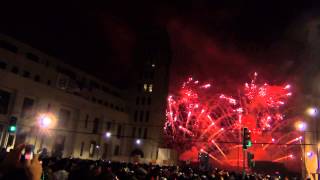 Fuegos Artificiales Año Nuevo 2014 Valparaiso Plaza Sotomayor 01012014 [upl. by Roeser]