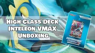 High Class Deck  Inteleon VMAX  Japanese Pokemon Opening  UNBOXING [upl. by Benil]