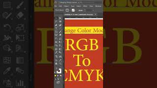 how change color mode in illustratorRGB to CMYK in illustrator tips viral [upl. by Spense]