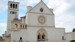 Basilica of Saint Francis of Assisi Assisi Perugia Umbria Italy Europe [upl. by Strong]