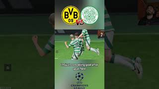 Furuhashi chips it in  Dortmund V Celtic FC25 shorts football UCL [upl. by Nomsed412]