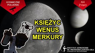 🌔 🌒 Obserwujemy ciała niebieskie Układu Słonecznego  Księżyc Wenus Merkury z Chile LIVE 178 [upl. by Laverne]