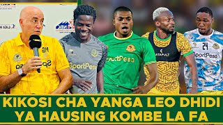 Kikosi Cha Yanga Kinachoanza Leo Dhidi Ya Hausing Fc Mechi Ya Kombe La ASFC 20232024 [upl. by Lekcar647]