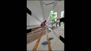 Proses Pengerjaan pasang Keramik Kayu rumah Jogja info 085150770695 [upl. by Tengdin797]