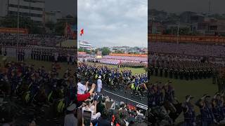 Vietnam celebrated the 70th anniversary of the Dien Bien Phu battle P2 shorts vietnampolice cscđ [upl. by Northington]