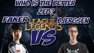 Faker vs Bjergsen  Who is the better Zed Ep1 [upl. by Warfield402]