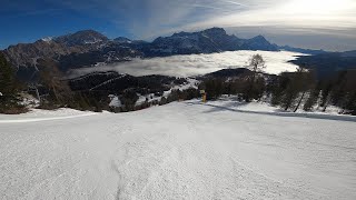 Discesa pista nera LABIRINTI  Cortina DAmpezzo 2023 [upl. by Johnath]