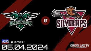 Rockyview Silvertips vs Okotoks Marauders RMLL Tier 1 [upl. by Nosae292]