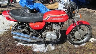 1972 Kawasaki 350 Triple S2 Restoration from RBs [upl. by Yajiv]