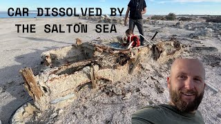 CAR DISSOLVED BY SALTON SEA  1950s Manza [upl. by Arvie]