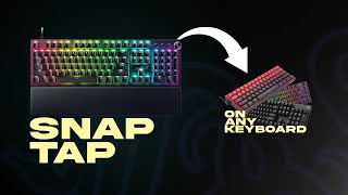 Razers SNAP TAP feature on any keyboard [upl. by Nave214]