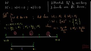 21 Galerkins Weak Formulation  Finite Element Method [upl. by Larimer569]