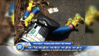 Canadianmade hitchBOT gets killed in Philadelphia over the weekend [upl. by Netsrik]