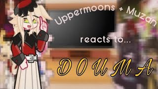 quotUppermoons  Muzan reacts to DoumaquotKNYreaction vidUppermoonsDouma [upl. by Enrique]