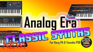 Analog Era  classic synth for Korg Pa and Yamaha PSR Genos [upl. by Burtie]